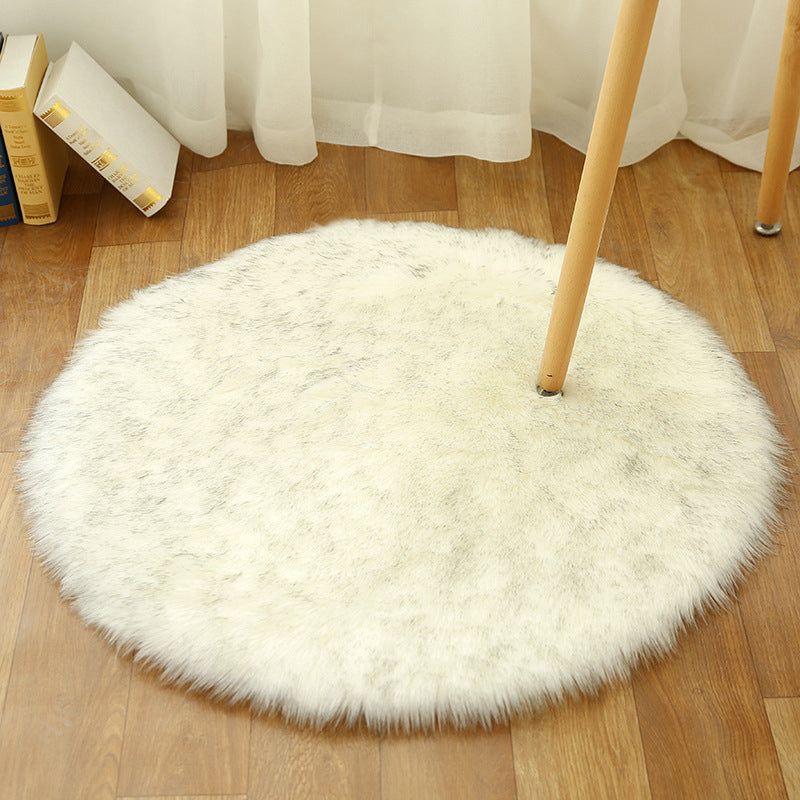 Comfort Girls Room Foot Rug Multicolor Plain Carpet Shag Pet Friendly Machine Washable Non-Slip Rug Coffee Clearhalo 'Area Rug' 'Casual' 'Rugs' Rug' 2070551