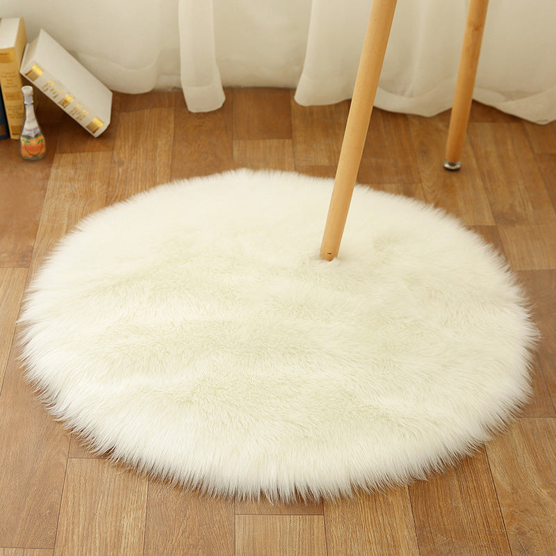 Comfort Girls Room Foot Rug Multicolor Plain Carpet Shag Pet Friendly Machine Washable Non-Slip Rug Light Camel Clearhalo 'Area Rug' 'Casual' 'Rugs' Rug' 2070555