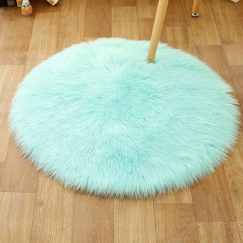 Comfort Girls Room Foot Rug Multicolor Plain Carpet Shag Pet Friendly Machine Washable Non-Slip Rug Burgundy Clearhalo 'Area Rug' 'Casual' 'Rugs' Rug' 2070565