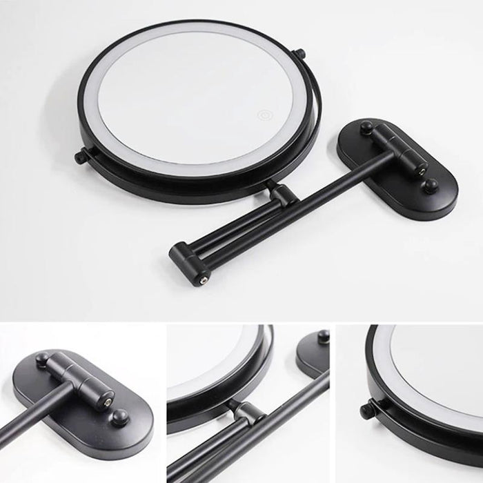 Rechargeable LED Magnifying Mirror | Modern Design with Adjustable Lighting | Ideal for Make-Up