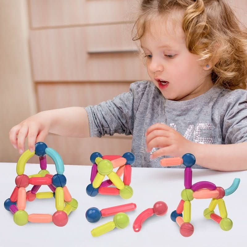 MagnaBlox Magnetic Building Sticks for Creative Exploration