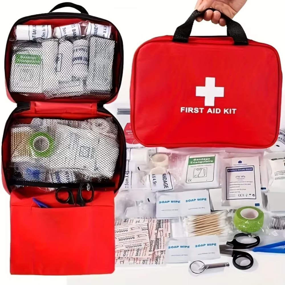 First Aid Kit with 210 Items and Emergency Bag for Home, Travel, Outdoor
