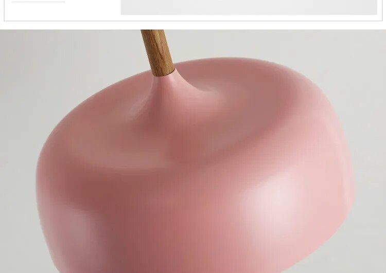 Pendant Lamp | Nordic Modern Design with Wooden Accent | LED Lighting | Adjustable Height