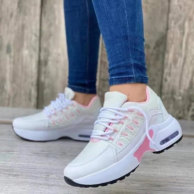 Women’s Athletic Sneakers | Orthopedic Design with Three-Zone Support | Breathable Mesh & Cushioned Heel | Comfortable Fit for All-Day Wear