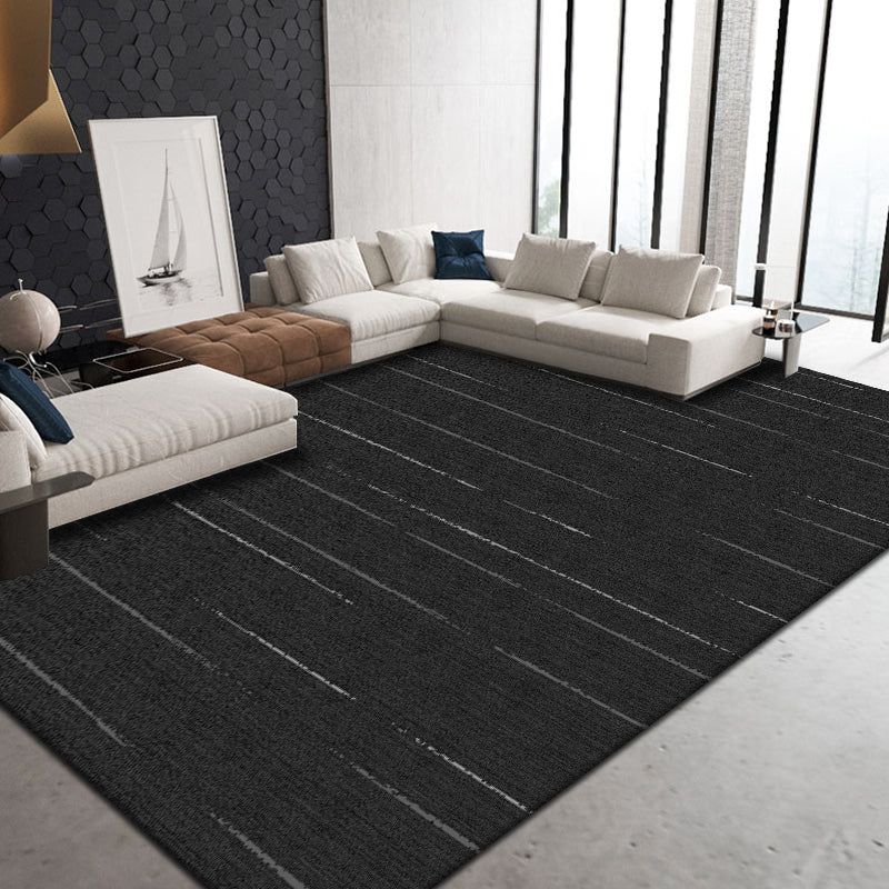 Minimal Multi-Color Plain Rug Polyester Steampunk Rug Washable Stain Resistant Anti-Slip Backing Carpet for Living Room Brown Clearhalo 'Area Rug' 'Rug' 2171011