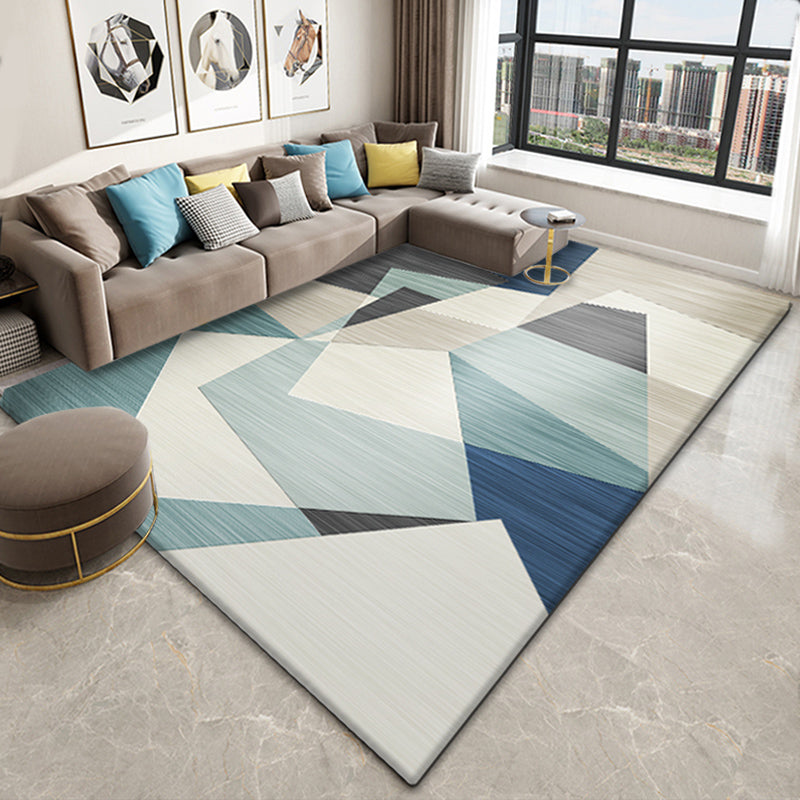 Neat 3D Effect Triangle Rug Multicolor Contemporary Carpet Polypropylene Machine Washable Pet Friendly Anti-Slip Rug for Home Clearhalo 'Area Rug' 'Modern' 'Rugs' Rug' 2186067