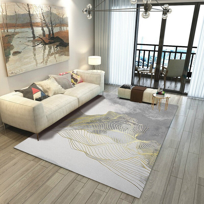 Multi-Color Nordic Synthetic Indoor Rug