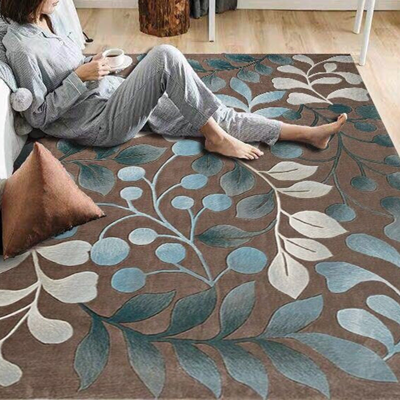 Multi-Color Nordic Synthetic Indoor Rug