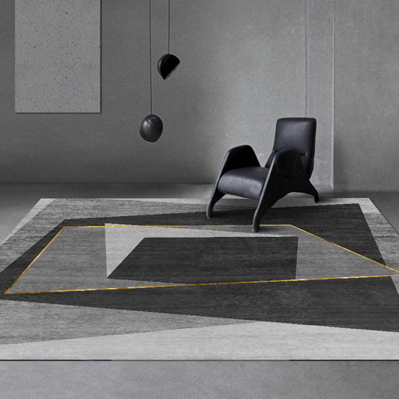 Simple Geometric Print Rug Multi-Colored Modern Area Carpet Polypropylene Non-Slip Backing Stain Resistant Washable Rug for Home Clearhalo 'Area Rug' 'Modern' 'Rugs' Rug' 2199556