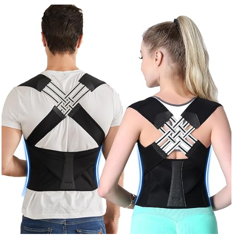 Posture Corrector Brace | Cross-Back Strap Design | Spinal Support & Waist Shaping | Comfortable Fit