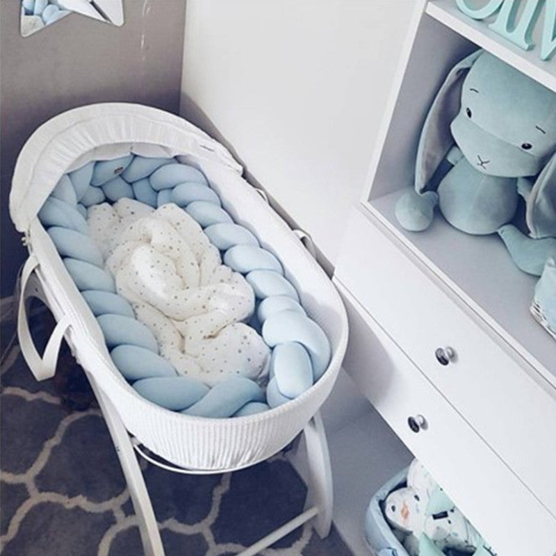 Handcrafted Nursery Rail Protector | Soft Airy Pillow Guard