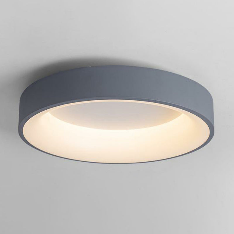 Acrylic Circular Shape Flush Light Modern Style LED Flush Ceiling Light Fixture for Bedroom White Clearhalo 'Ceiling Lights' 'Close To Ceiling Lights' 'Close to ceiling' 'Flush mount' Lighting' 2217329