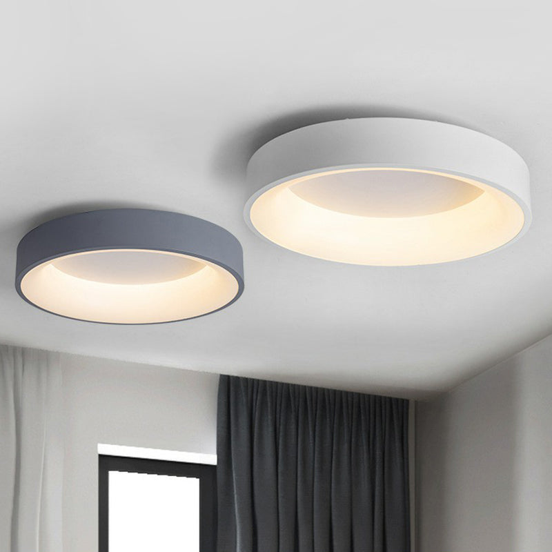 Acrylic Circular Shape Flush Light Fixture - Modern Style LED Flush Ceiling Light for Bedroom (Sizes: 14" 18" 23.5")