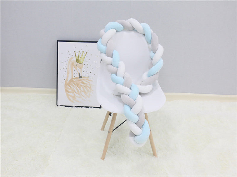 Handcrafted Nursery Rail Protector | Soft Airy Pillow Guard