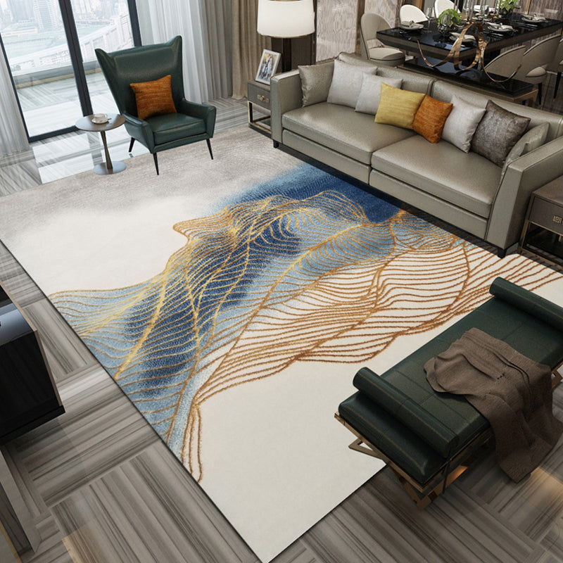 Minimalist Living Room Rug Multi-Color Oriental Pattern Area Carpet Synthetics Pet Friendly Easy Care Rug Clearhalo 'Area Rug' 'Modern' 'Rugs' Rug' 2227061