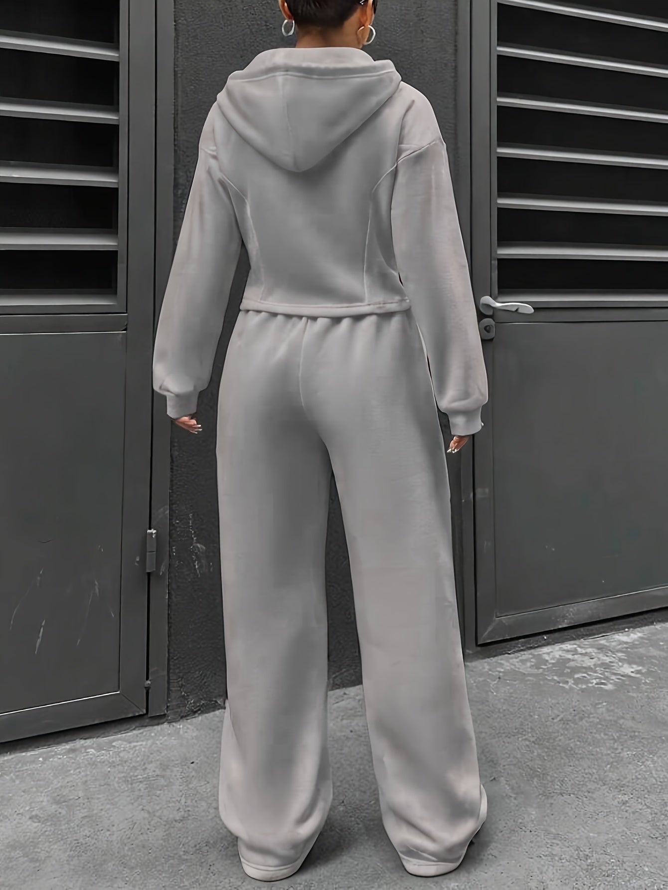 Hoodie and Sweatpants Set | Lightweight | Comfortable Everyday Wear | Polyester