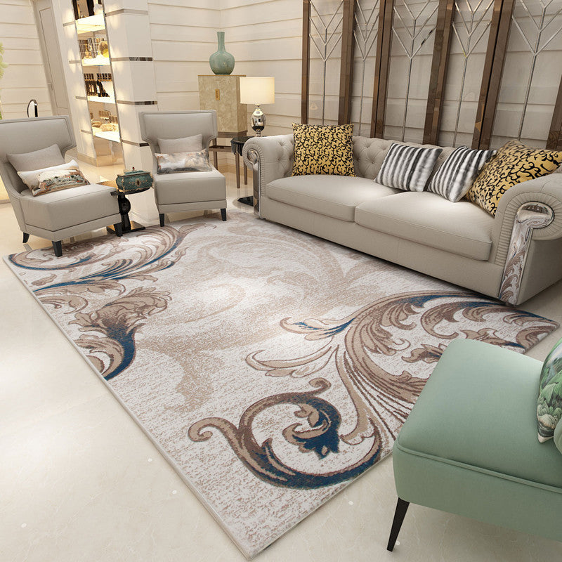 Taavita Classic Multicolor Olden Rug Pet Friendly Geometric Print Synthetics Area Rug Machine Washable Carpet for Parlor