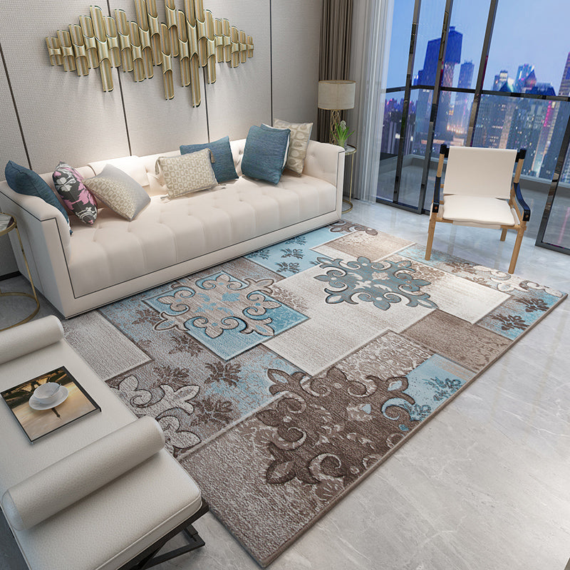 Classic Multicolor Olden Rug Synthetics Geometric Print Area Rug Pet Friendly Machine Washable Carpet for Parlor Clearhalo 'Area Rug' 'Rugs' 'Shabby Chic' Rug' 2242844