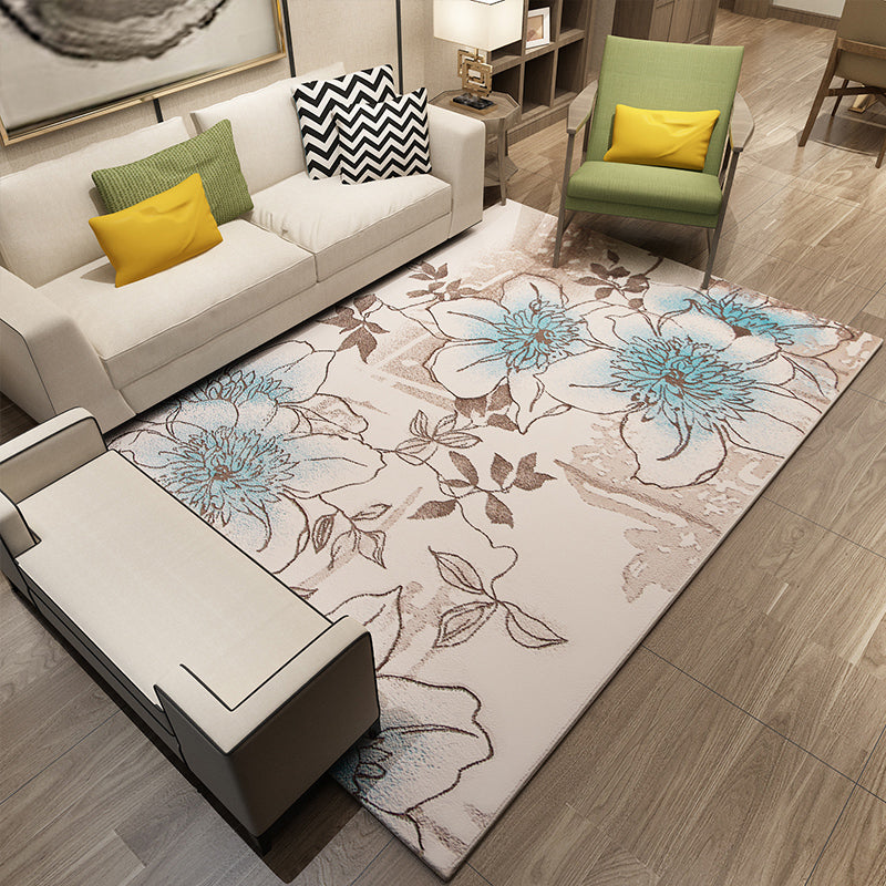 Classic Multicolor Olden Rug Synthetics Geometric Print Area Rug Pet Friendly Machine Washable Carpet for Parlor Brown Clearhalo 'Area Rug' 'Rugs' 'Shabby Chic' Rug' 2242846
