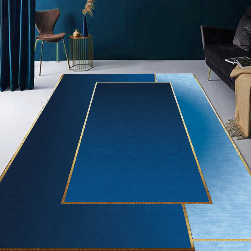 Simple Geometric Print Rug Multi Colored Synthetics Anti-Slip Machine Washable Area Carpet for Parlor Silver Gray Clearhalo 'Area Rug' 'Rug' 2245296