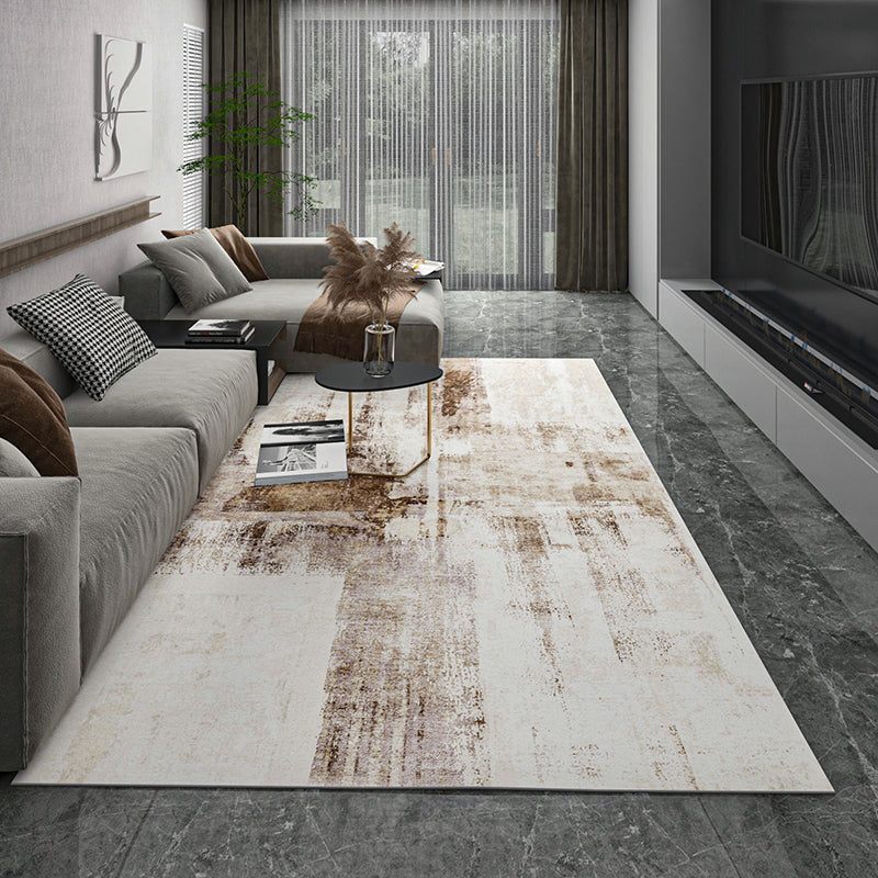 Industrial Rust Print Rug Multi-Color Synthetics Carpet Anti-Slip Machine Washable Stain Resistant Rug for Home Brown Clearhalo 'Area Rug' 'Rug' 2262716