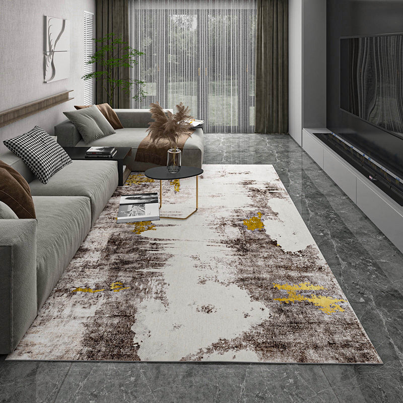 Industrial Rust Print Rug Multi-Color Synthetics Carpet Anti-Slip Machine Washable Stain Resistant Rug for Home Clearhalo 'Area Rug' 'Rug' 2262713