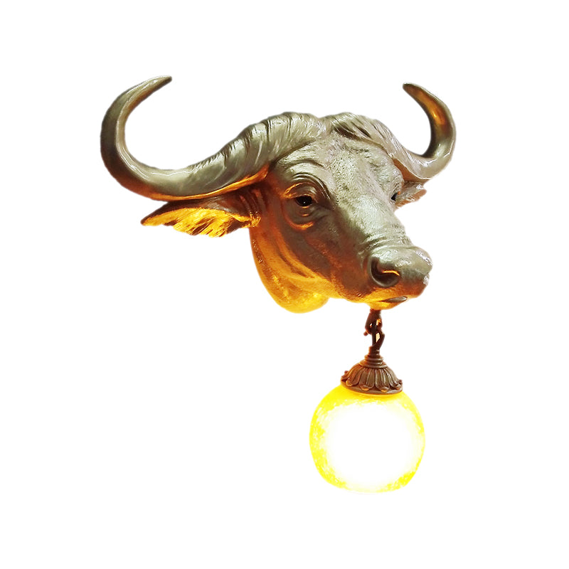 1 Light Wall Lamp Taavita Metal Sconce Light Fixture in Gold with Crystal/Glass Shade