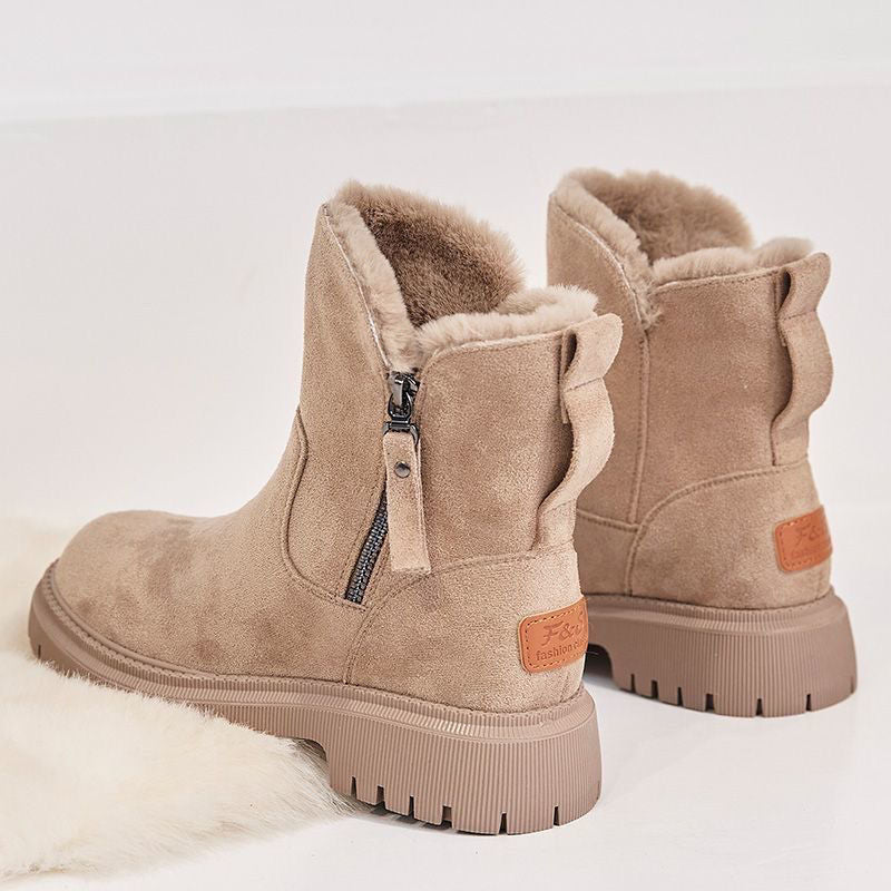 Women’s Winter Boots | Suede Upper & Faux Fur Lining | Anti-Slip Rubber Outsole | Warm & Comfortable Fit