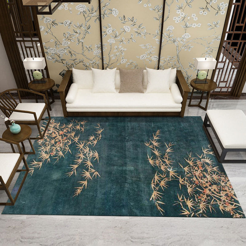 Formal Living Room Rug Multi Color Plant Print Indoor Rug Polypropylene Anti-Slip Backing Pet Friendly Carpet Clearhalo 'Area Rug' 'Modern' 'Rugs' Rug' 2333250