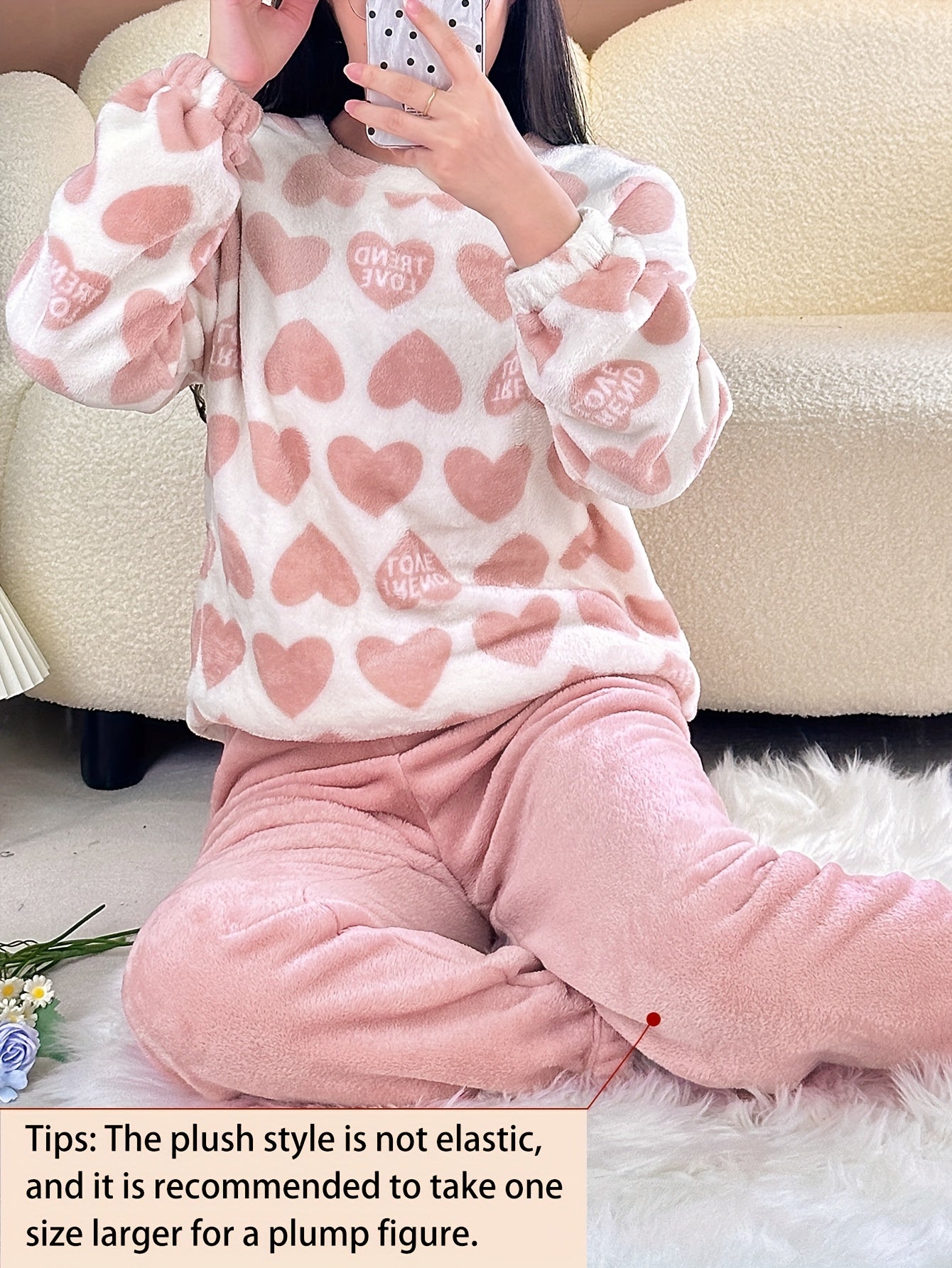Women’s Pajama Set | Long Sleeve | Soft Cozy Comfort | Polyester