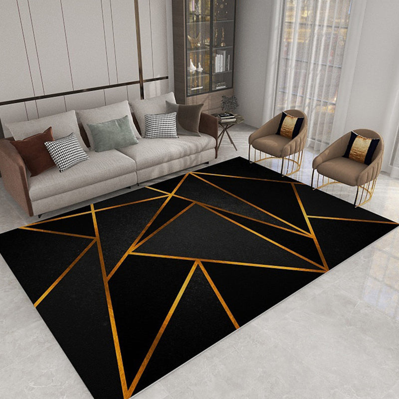 Formal Geometric Print Rug Multi Color Polypropylene Indoor Rug Pet Friendly Machine Washable Carpet for Living Room Camel Clearhalo 'Area Rug' 'Modern' 'Rugs' Rug' 2374693