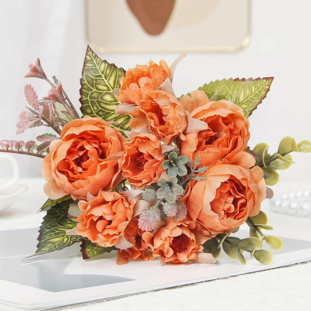 Elegant Peony Bouquet for Mother's Day Home Styling