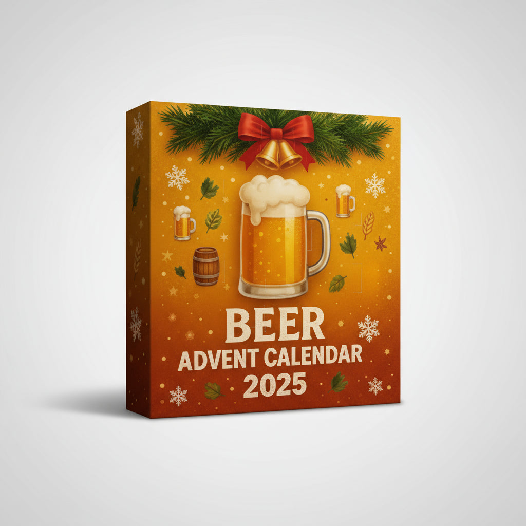 Festive Mini Bottle Ornament Advent Calendar for Holiday Cheer