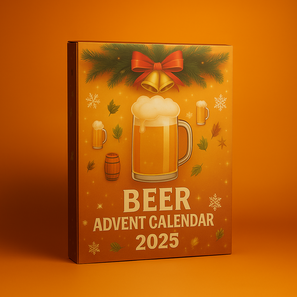 Festive Mini Bottle Ornament Advent Calendar for Holiday Cheer