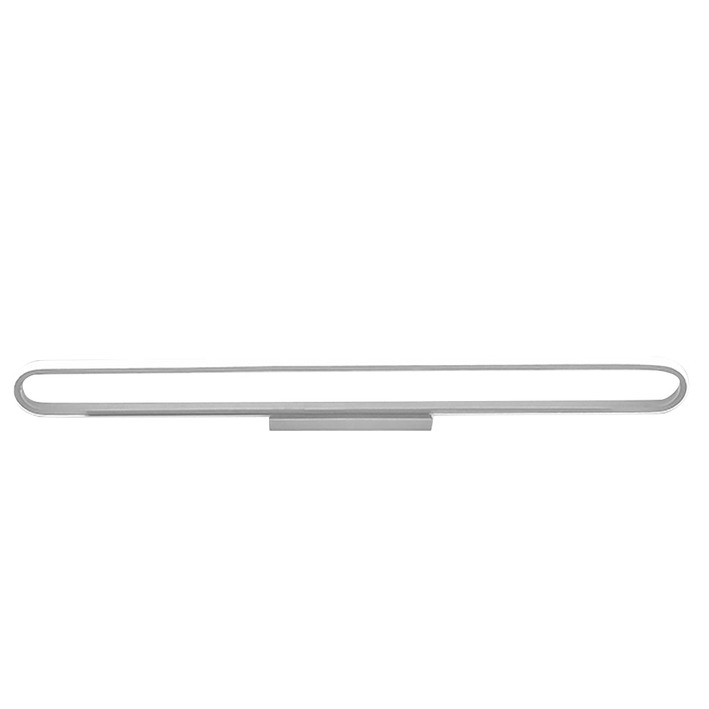 24'' Rectangle Black LED Flush Mount Ceiling Light