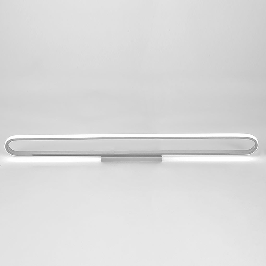 24'' Rectangle Black LED Flush Mount Ceiling Light
