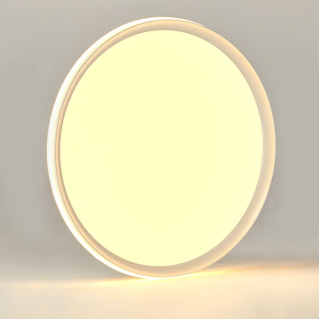 24'' Ultra Thin Round Shaped Dimmable LED Flush Mount Ceiling Lights Modern Design