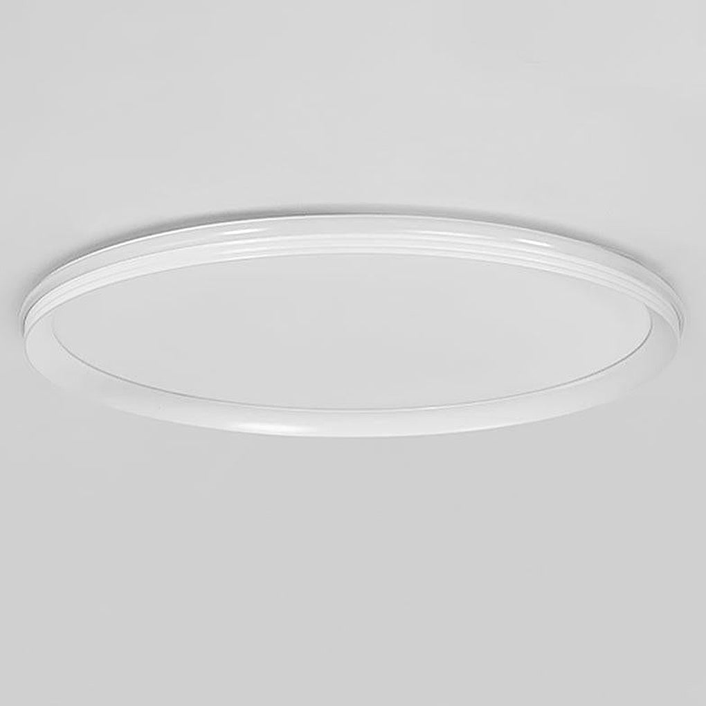 24'' Ultra Thin Round Shaped Dimmable LED Flush Mount Ceiling Lights Modern Design