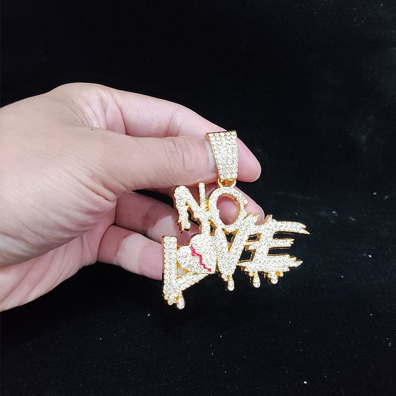Bold Urban Cuban Link Necklace with 'Fearless' Charm