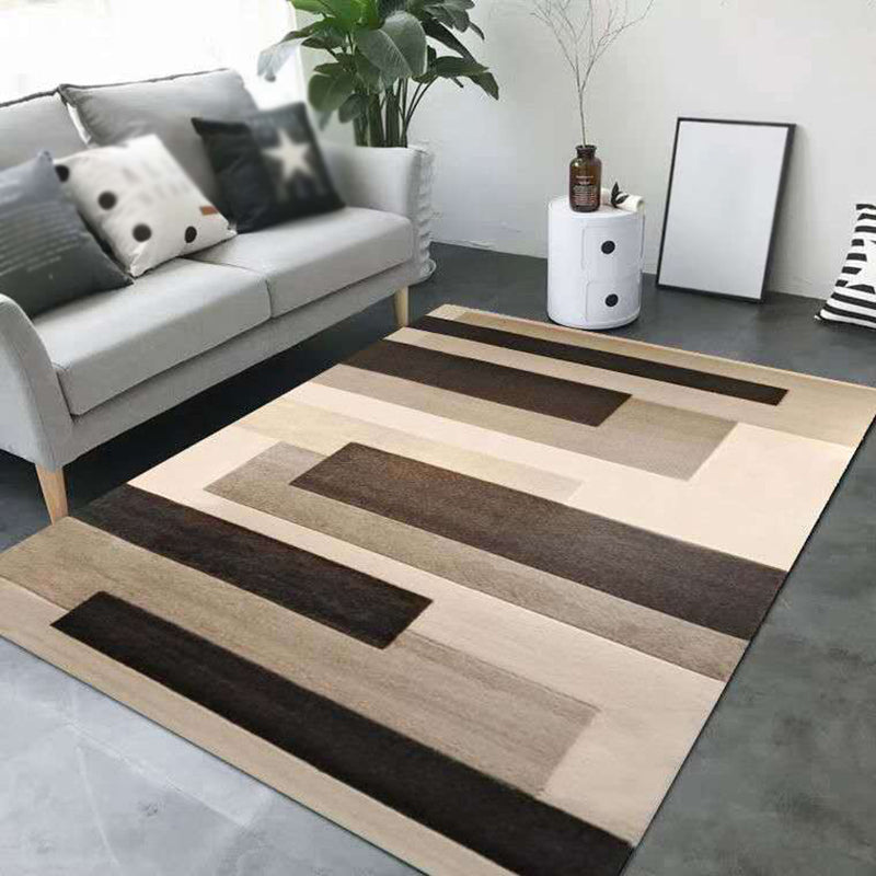 Nordic Living Room Rug Multicolored Geometric Printed Indoor Rug Anti-Slip Backing Pet Friendly Area Carpet Pink Clearhalo 'Area Rug' 'Modern' 'Rugs' Rug' 2463282