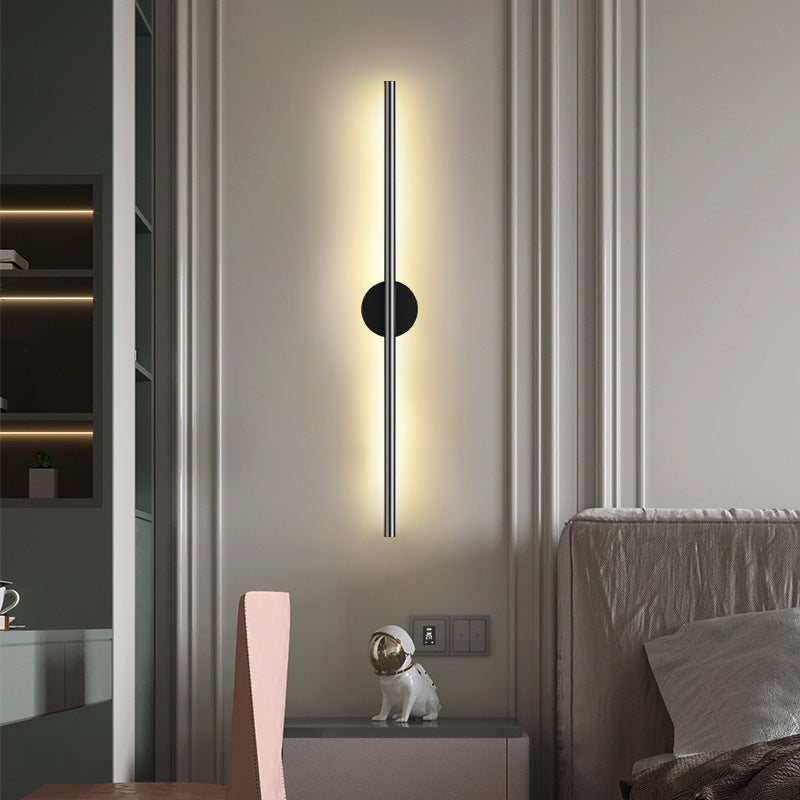 Taavita LED Wall Lamp - Simple Style, Metallic Lighting for Living Room, Modern, Metal, Warm, Interiors