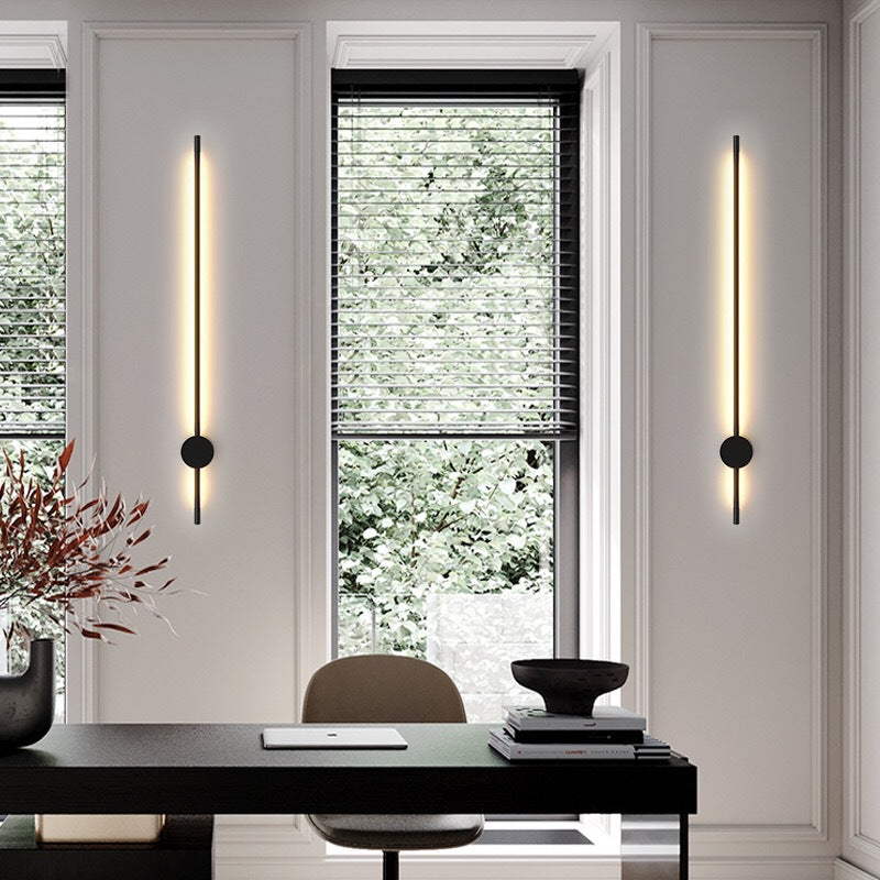 Slim Rod Taavita Lamp Aluminium Minimalistic LED Wall Lamp Lighting Treatment for Interiors