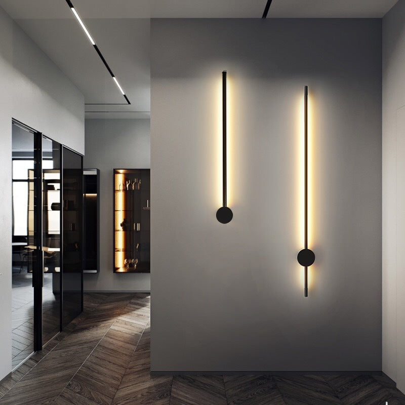 Slim Rod Taavita Lamp Aluminium Minimalistic LED Wall Lamp Lighting Treatment for Interiors