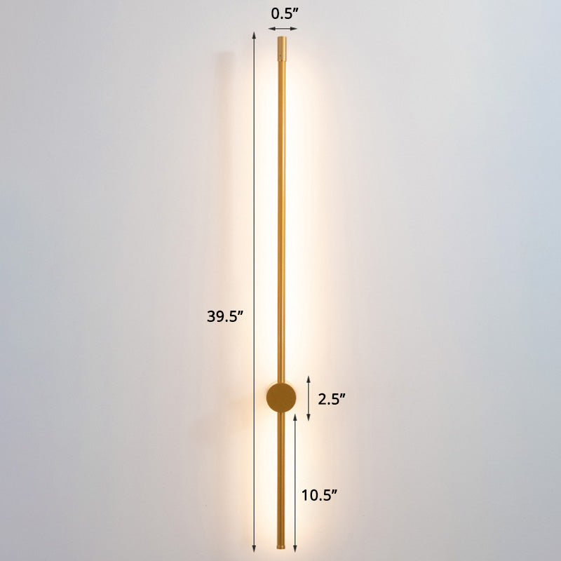 Slim Rod Taavita Lamp Aluminium Minimalistic LED Wall Lamp Lighting Treatment for Interiors
