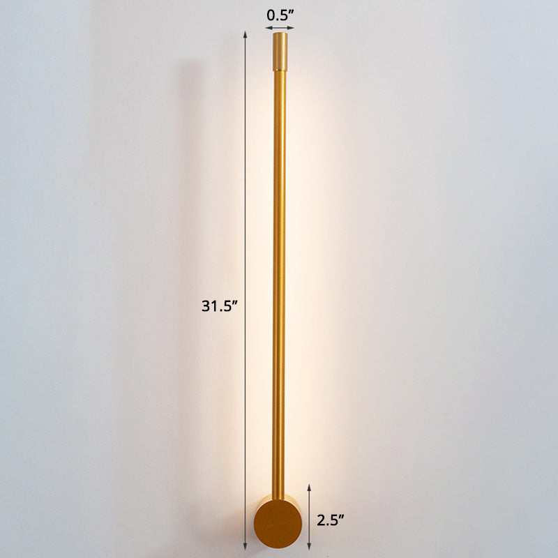 Slim Rod Taavita Lamp Aluminium Minimalistic LED Wall Lamp Lighting Treatment for Interiors