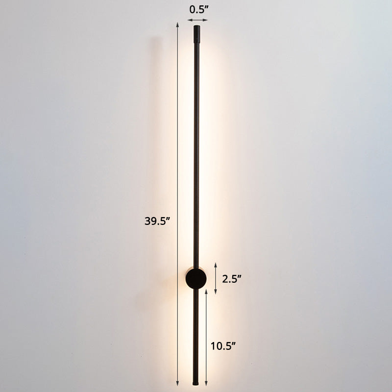 Slim Rod Taavita Lamp Aluminium Minimalistic LED Wall Lamp Lighting Treatment for Interiors