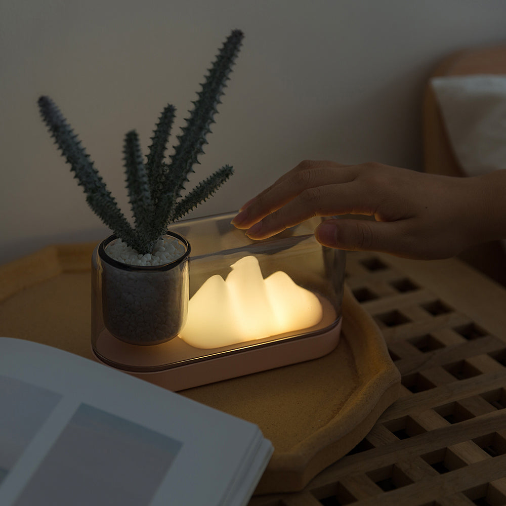 Taavita - Artistic Rechargeable LED Table Lamp with Storage Cup