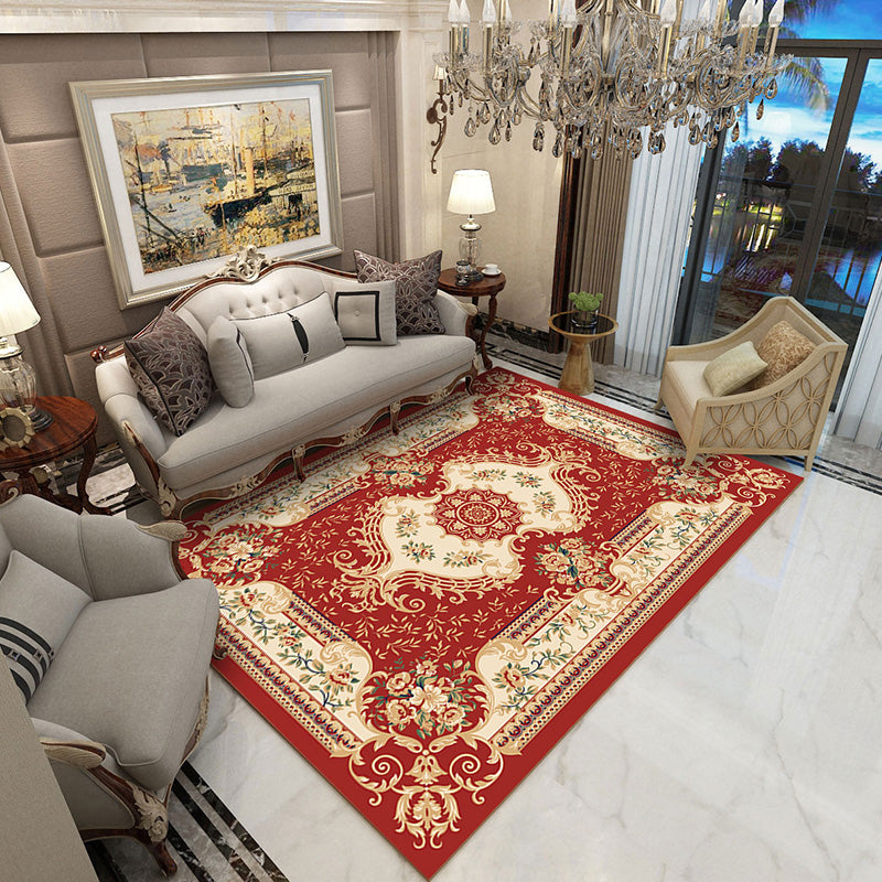 Multicolored Novelty Rug Cotton Blend Plaid Patterned Area Carpet Non-Slip Pet Friendly Indoor Rug for Living Room Coffee Clearhalo 'Area Rug' 'Modern' 'Rugs' Rug' 2480921