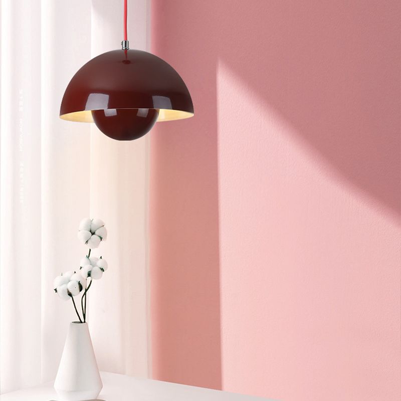Pendant Light | Flowerpot Double-Sphere Shade | Adjustable Height | Durable Design