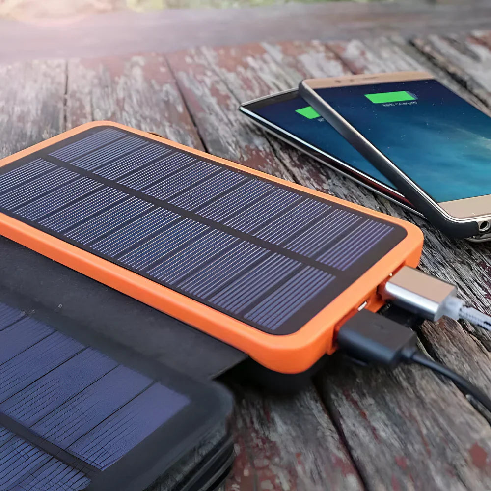 Portable Solar Charging Bank for Outdoor Adventures